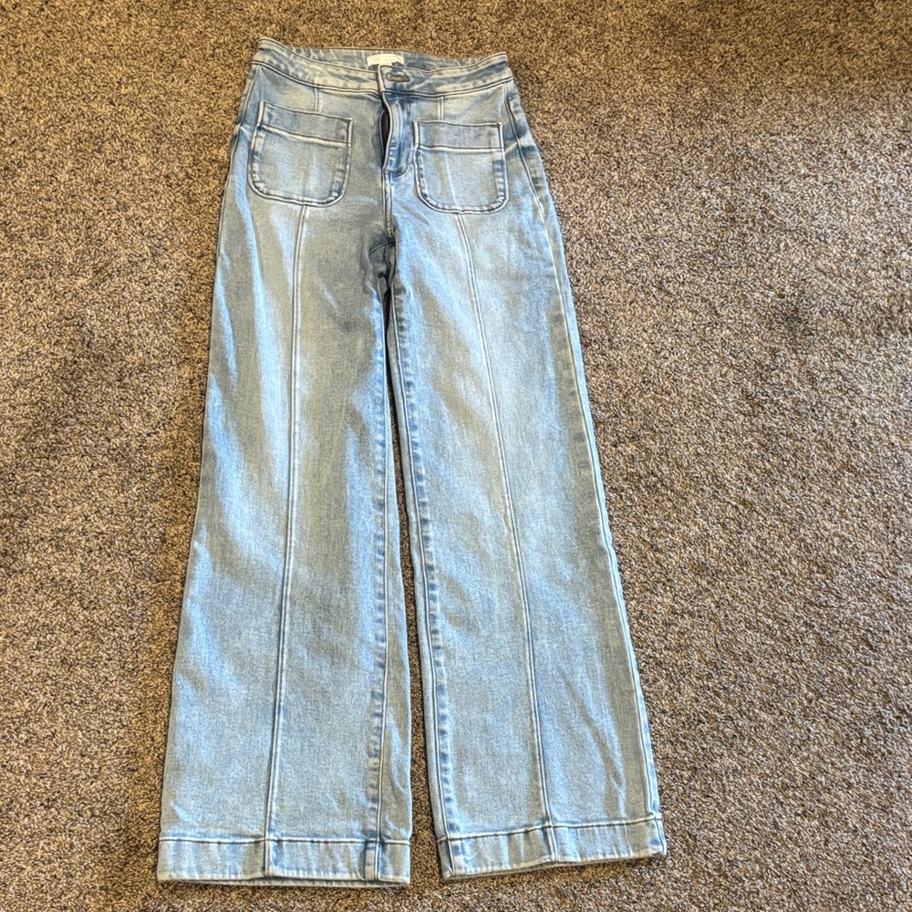 LC Lauren Conrad Light Blue Flare Jeans